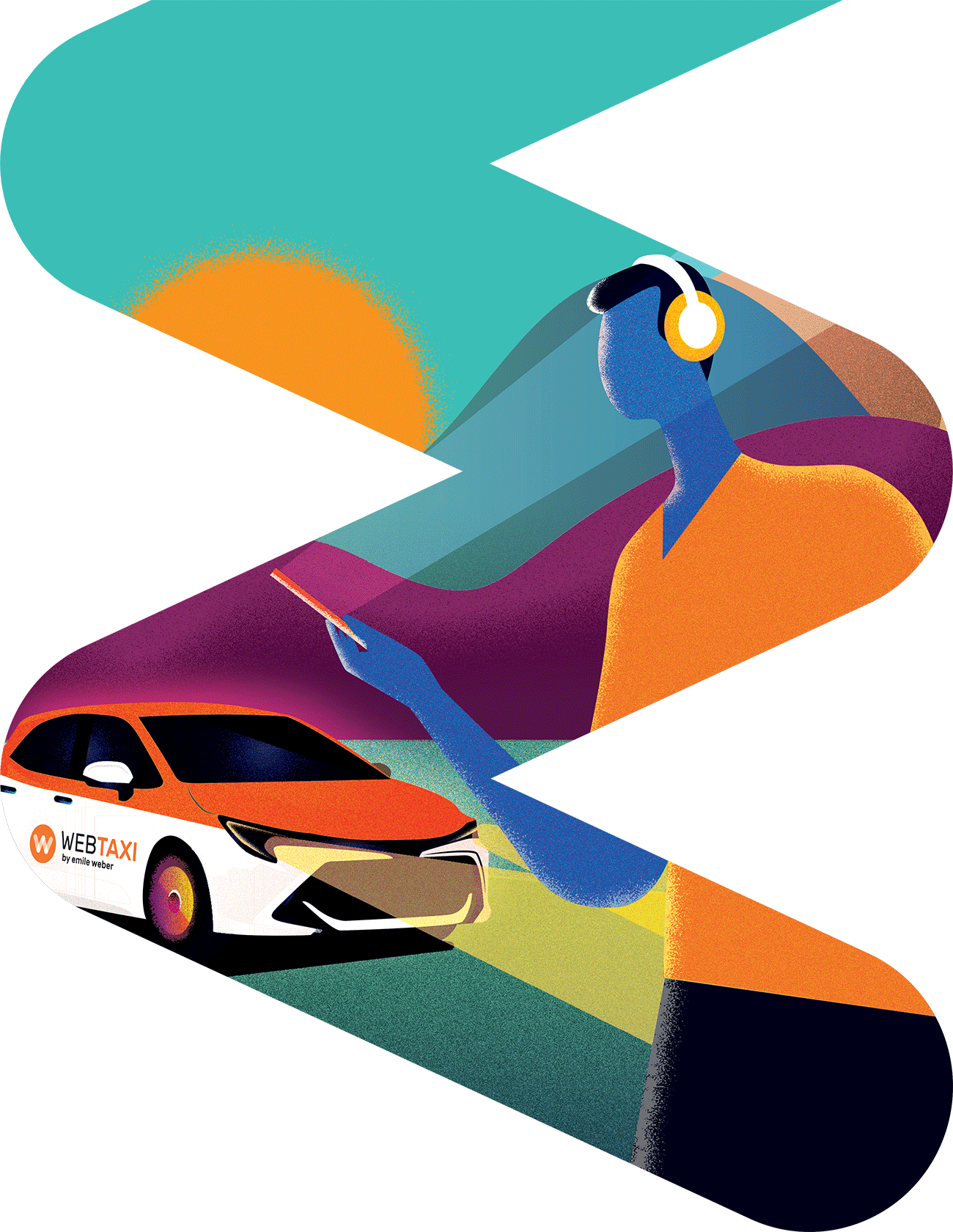 WebTaxi contact page light background